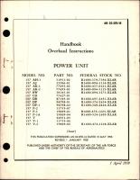 Overhaul Instructions for Power Unit 