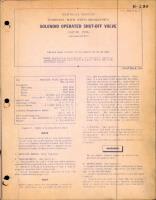 Overhaul with Parts Breakdown for Solenoid Operated Shut-Off Valve - Part 2567