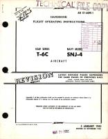 Flight Operating Instructions for USAF Series T-6C Navy Model SNJ-4 Aircraft