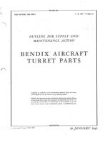 Outline for Supply and Maintenance Action - Bendix Aircraft Turret Parts