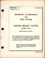 Instructions with Parts Catalog for Power Brake Valves 402286 Series