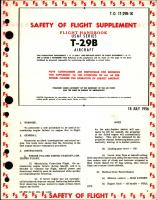 Safety of Flight Supplement for T-29B