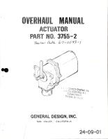 Overhaul Manual for Actuator - Part 3755-2