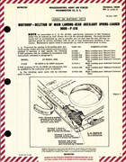 Deletion of Main Landing-Gear Auxiliary Spring-Loaded Door for P-61B
