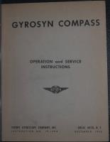 Operation and Service Instructions for Gyrosyn Compass