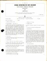 Overhaul Instructions with Parts Breakdown for Valve, Relief, Hydraulic Pressure AN6279-8CD 1031