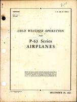 Cold Weather Operation for P-63 Series