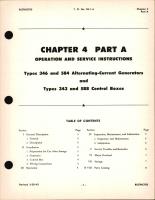 Operation & Service Instructions for Alternating Current Generators & Control Boxes