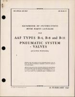 Handbook of Instructions with Parts Catalog for Pneumatic System Valves