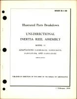 Illustrated Parts Breakdown for Uni-Directional Inertia Reel Assembly Model 11