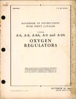 Handbook of Instructions with Parts Catalog for Oxygen Regulators