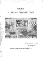 Automatic Pilot - S-3 (A-3)