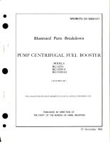 Illustrated Parts Breakdown for Centrifugal Fuel Booster Pump - Models RG11250, RG11250A, and RG11250A1 