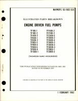 Illustrated Parts Breakdown for Engine Driven Fuel Pumps