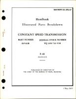 Illustrated Parts Breakdown for Constant Speed Transmission - Part 695146B