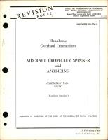 Overhaul Instructions for Aircraft Propeller Spinner and Anti-Icing Assembly No. 535247