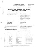 Modification of Carburetor Heat Control Detent - B-25 Series Aircraft