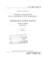 Overhaul Instructions with Illustrated Parts Breakdown for Windshield Wiper Motor - Parts XW21157-2 