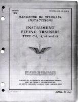 Handbook of Overhaul Instructions for Instrument Flying Trainers Type C-2, C-3, C-4, and C-5