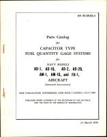 Parts Catalog for Capacitor Type Fuel Quantity Gage Systems