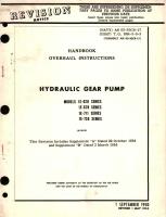 Overhaul Instructions for Hydraulic Gear Pump Models 1E-620, 1E-678, 1E-711, 1E-736 Series