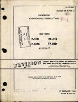 F-51 Maintenance Instructions for Models F-51D - ZF-51K - F-51M - TF-51D