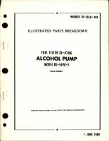 Illustrated Parts Breakdown for Fuel Filter De-Icing Alcohol Pump - Model RG-5490-E