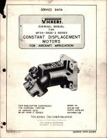 Overhaul for Constant Displacement Motors - MF24-3906-2