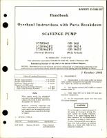 Overhaul Instructions with Parts Breakdown for Scavenge Pump 