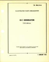 Illustrated Parts Breakdown D-C Generator Type 309-8-A