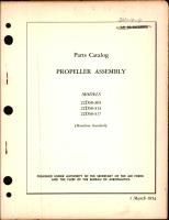Parts Catalog for Propeller Assembly Models 22D30-305, 22D30-313, 22D30-317