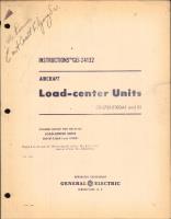 Instructions for GEI-24132 Load-Center Units CR2781-E100A1 and B1