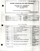 Overhaul Instructions with Parts Breakdown for DC Aircraft Motor - Part A28A8639