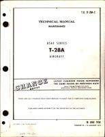 Maintenance Manual for USAF Series T-28A Aircraft