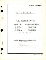 Illustrated Parts Breakdown for Fuel Booster Pumps