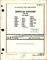 Illustrated Parts Breakdown for Geneva-Loc Actuators - Series 108