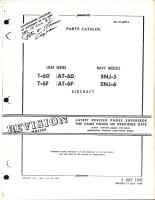 Parts Catalog for T-6D, T-6F, AT-6D, AT-6F, SNJ-5, and SNJ-6