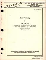 Parts Catalog for Aileron Power Boost Cylinder - Model 3262263 