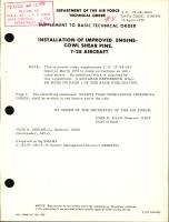 Installation of Improved Engine-Cowl Shear Pins For T-28