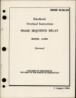 Overhaul Instructions for Phase Sequence Relay - Model A-828 