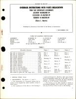 Overhaul Instructions with Parts Breakdown for Trim Tab Screwjack Assemblies