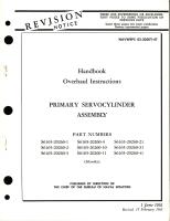 Overhaul Instructions for Primary Servocylinder Assembly