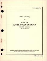 Parts Catalog for Aileron Power Boost Cylinder - Model 3262263 