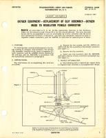 Oxygen Equipment; Replacement of Clip Assembly for Oxygen Mask to Regulator Female Connector