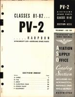 PV-2 Harpoon Availability List and Airframe Spare Parts