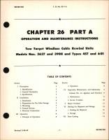 Operation and Maintenance Instructions for Tow Target Windlass Cable Rewind Units