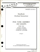 Overhaul Instructions for 400 Gallon Fuel Tank - Parts 5556400, 5556400-501, and 5556400-503