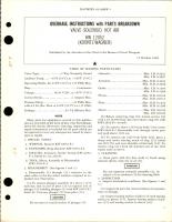 Overhaul Instructions with Parts Breakdown for Hot Air Solenoid Valve - KW 12052