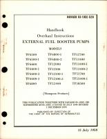 Overhaul Instructions for External Fuel Booster Pumps