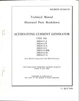 Illustrated Parts Breakdown for Alternating Current Generator